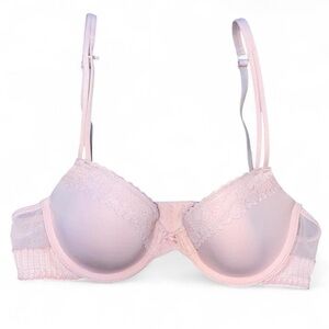 Aerie Soft Pink Lace Bra